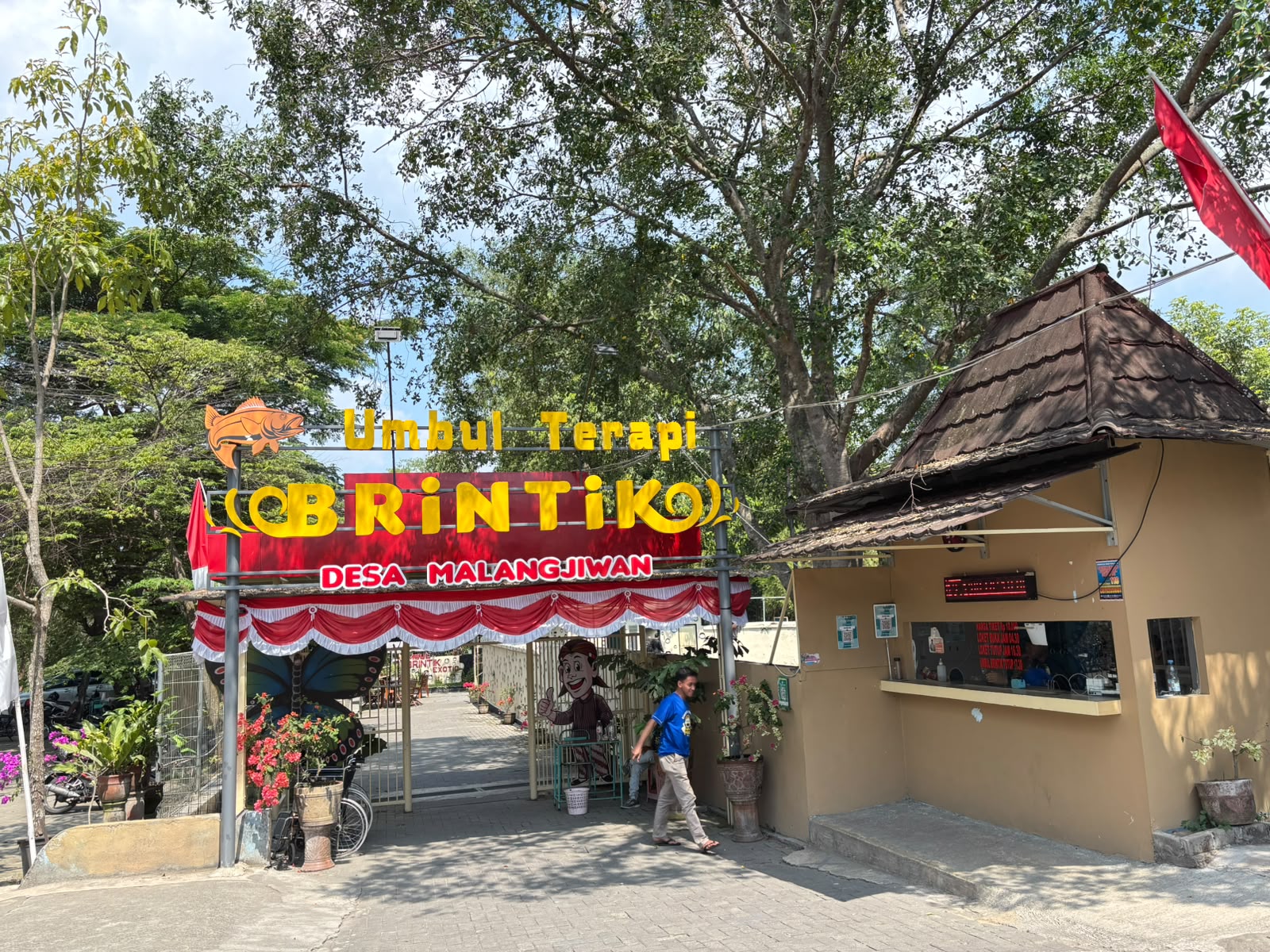 Pintu masuk Umbul Brintik